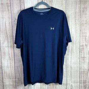 Under Armour Men's Dark Blue Short Sleeve Heat Gear Tee